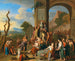 A sacrifice in Roman ruins - Gerard Hoet — artwork view