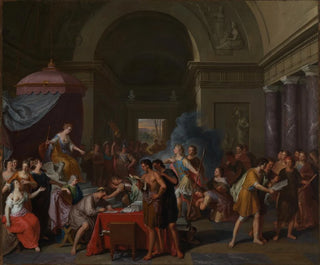 Æneas chez la reine Didon - Gerard Hoet — artwork view