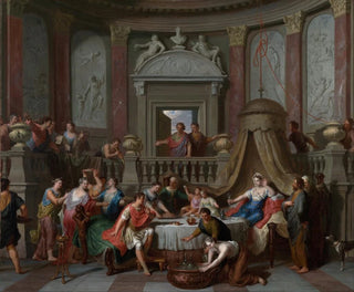 The Banquet of Cleopatra - Gerard Hoet — artwork view