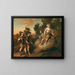 La déesse Diane apparaissant devant deux soldats - Gerard Hoet — framed artwork on a wall