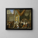 The Marriage of Alexander the Great and Roxane of Bactria - Gerard Hoet — framed artwork on a wall
