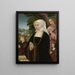 Portrait of Livina van Steelant - Gerard Horenbout — framed artwork on a wall