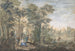 Landscape Arcadian with Several Figures and a Diana Statue - Gerard Melder — artwork view