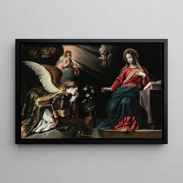 L'Annonciation - Gerard Seghers — framed artwork on a wall