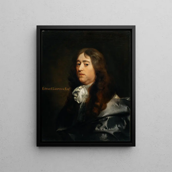 Edward Laurence Esq - Gerard Soest — framed artwork on a wall