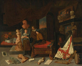 A Sculptor in His Studio - Gerard Thomas — artwork view