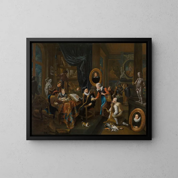 The Collector - Gerard Thomas — framed artwork on a wall