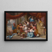 Achille discovered among Lycomède's daughters - Gerard de Lairesse — framed artwork on a wall