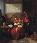 Achille playing the lyre before Patroclus - Gerard de Lairesse — artwork view