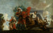 Fortitudo restrains madness Allegorical depiction of care for lepers and simple-minded - Gerard de Lairesse — artwork view