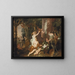 Nymphe et bacchantes rendant hommage au temple de Flore - Gerard de Lairesse — framed artwork on a wall
