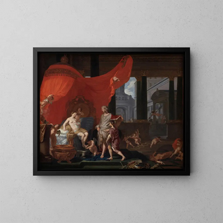 The marriage of Alexander and Roxane - Gerard de Lairesse — framed artwork on a wall