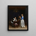 The Letter - Gerard ter Borch — framed artwork on a wall