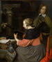 The lute player - Gerard ter Borch — artwork view