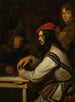 Three men in a tavern, one of them taking tobacco - Gerard ter Borch — artwork view