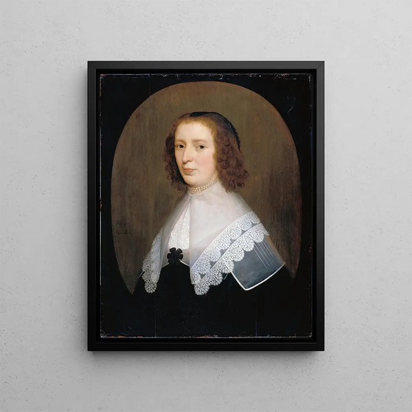 Anna van den Corput - Gerard van Honthorst — framed artwork on a wall