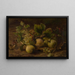 Autumn Fruits - Gerardina Jacoba van de Sande Bakhuyzen — framed artwork on a wall