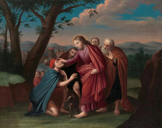 The Christ healing the blind - Gerardus Duyckinck I — artwork view