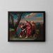 The Christ healing the blind - Gerardus Duyckinck I — framed artwork on a wall