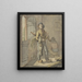 Fabricants de tapis de chaise travaillant dans un hangar - Gerardus Laurentius Keultjes — framed artwork on a wall