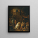 L'Adoration des Mages - Gerbrand van den Eeckhout — framed artwork on a wall