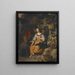 Vertumne et Pomone - Gerbrand van den Eeckhout — framed artwork on a wall