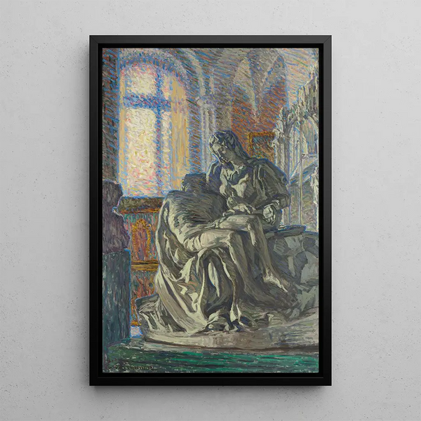 La Pietà by Michelangelo - Gerda Wallander — framed artwork on a wall