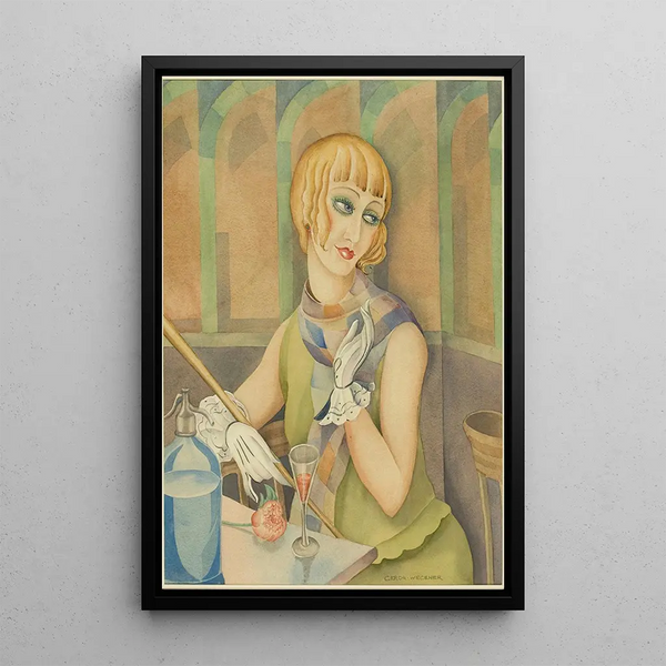 Lili Elbe - Gerda Wegener — framed artwork on a wall