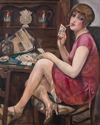 Queen of Hearts Painting - Gerda Wegener — artwork view