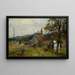 Vik Farm at Stange - Gerhard Munthe — framed artwork on a wall