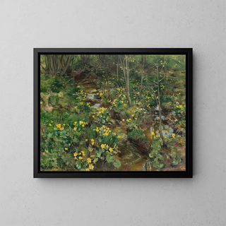 Souci - Gerhard Munthe — framed artwork on a wall