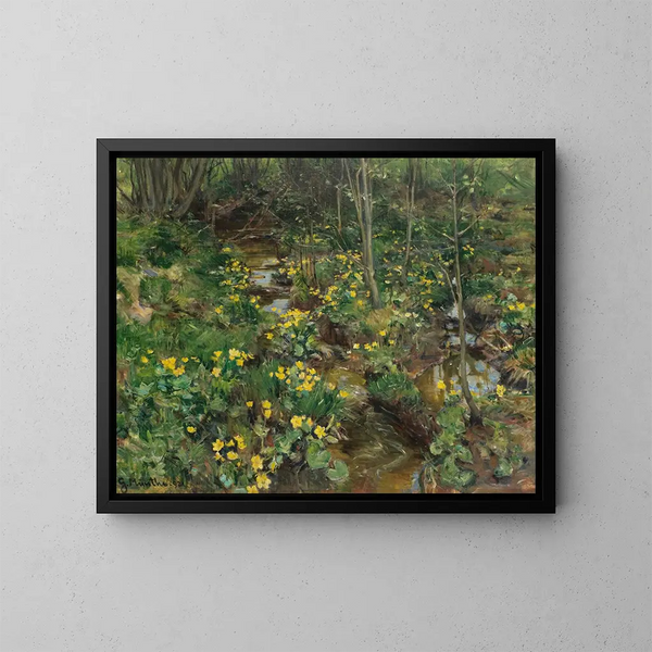 Souci - Gerhard Munthe — framed artwork on a wall