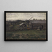 Old attic in Hedmark - Gerhard Munthe — framed artwork on a wall