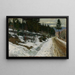 Winter Painting in Nittedal - Gerhard Munthe — framed artwork on a wall