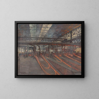 Inside the Wrought Iron - Gerhard Neuerburg — framed artwork on a wall