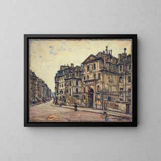 The Prison Saint-Lazare - Germain David-Nillet — framed artwork on a wall