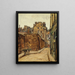 La rue Saint-Julien-le-Pauvre - Germain David-Nillet — framed artwork on a wall