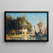 a Fountain by the Sea in Turkey - Germain Fabius Brest — framed artwork on a wall