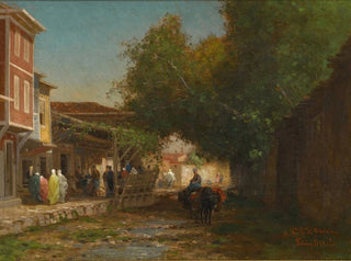 A Turkish street - Germain Fabius Brest — artwork view