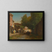 A Turkish street - Germain Fabius Brest — framed artwork on a wall