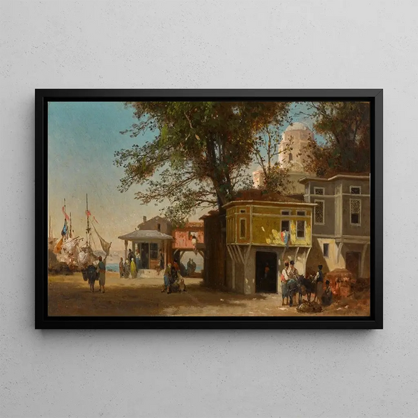 On the Bosphorus - Germain Fabius Brest — framed artwork on a wall