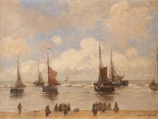 Bateaux de pêche à terre - German Grobe — artwork view