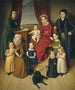 an artist and his family - German school — artwork view