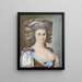 Portrait of a great-grandmother by Cornelia Hörster - German School — framed artwork on a wall
