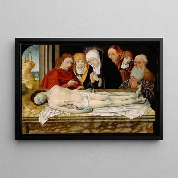 Deposition from the Cross - German School — framed artwork on a wall