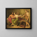 Hippolyte, Phaedra and Theseus - German School — framed artwork on a wall
