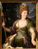 Portrait of a Lady as Diana - German School — artwork view