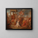 The martyrdom of a saint - German school — framed artwork on a wall