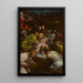 The Way of the Calvary - Gerolamo Bassano — framed artwork on a wall