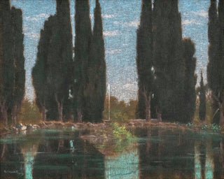 the Cypress Pond at Villa Falconieri - Gerolamo Cairati — artwork view